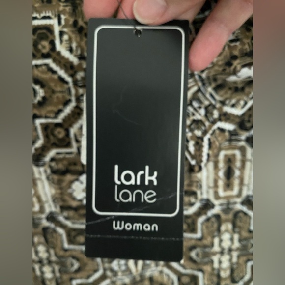 Lark Lane Top Women's Size 2X Multicolor Blouse - Picture 5 of 8